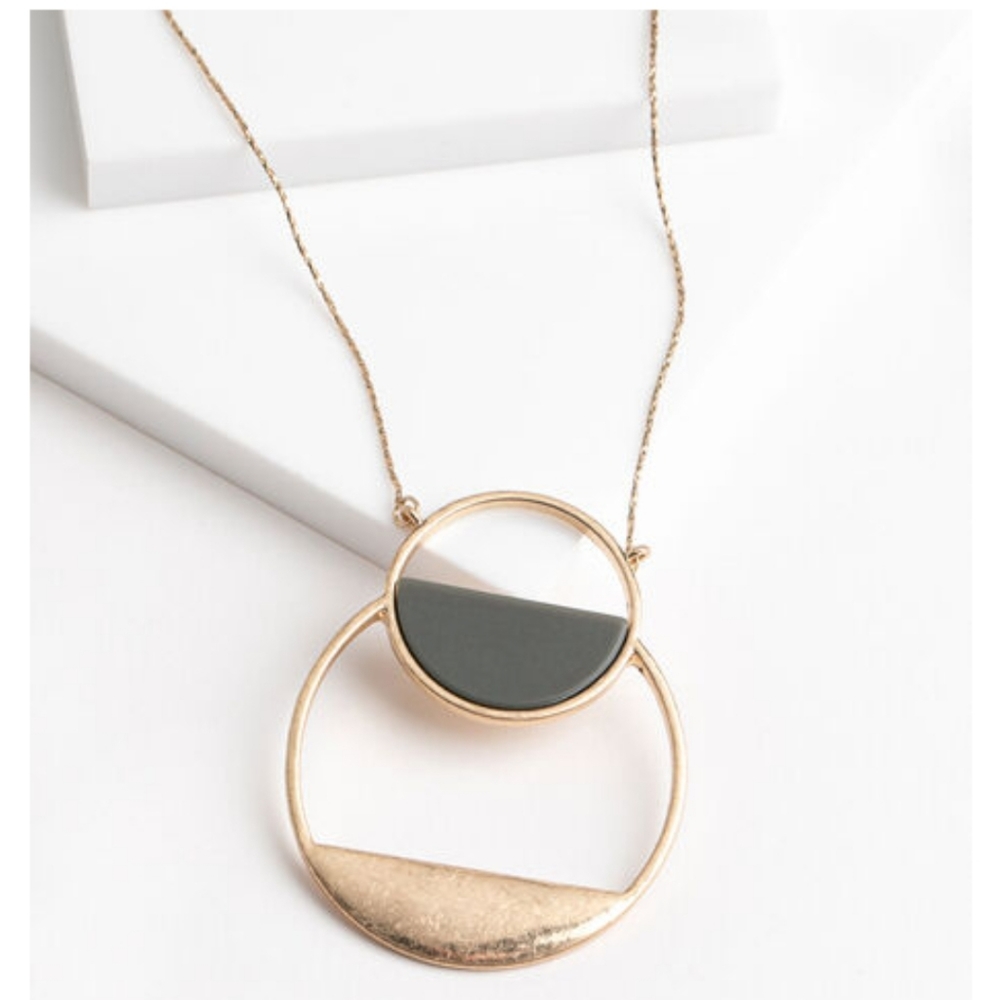 2 for $20,ANTIQUE GOLD PENDANT NECKLACE